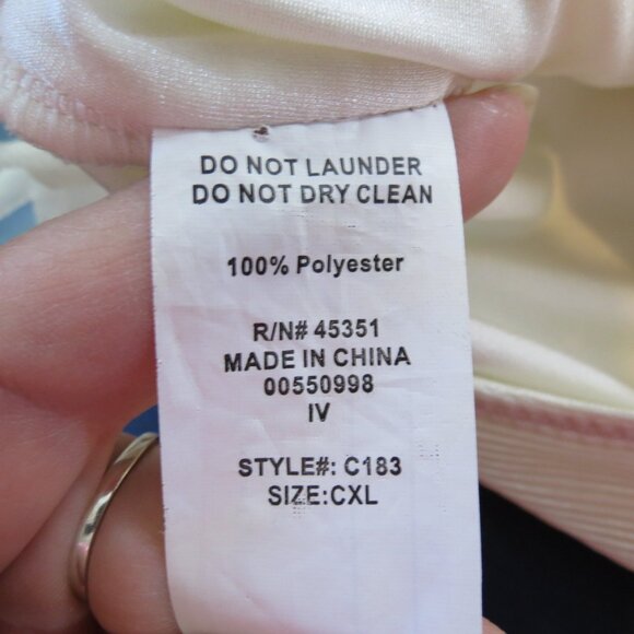 Curtain Call Ivory Ballet Tutu Silver Sequins Flowers Size Child XL - Picture 9 of 9